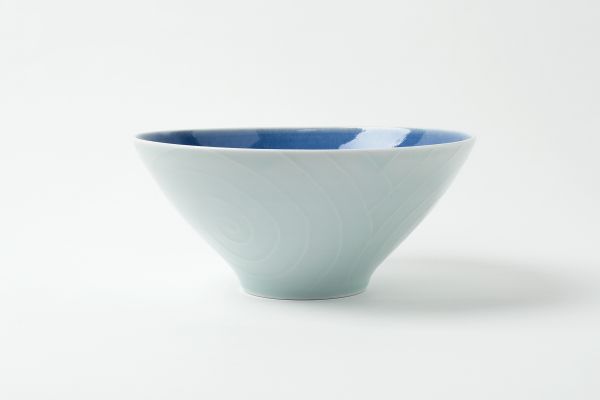 Schüssel 24cm, Linien, wolkenblau